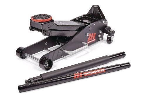 As New MotoMaster Eliminator Quick Lift Heavy-Duty Garage Jack, Retail's for $299.99