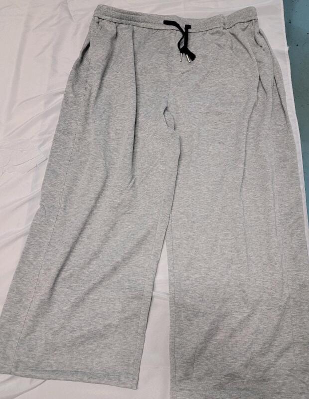New Men's Size 6XL Manfinity Drawstring Sweatpants , Gray .