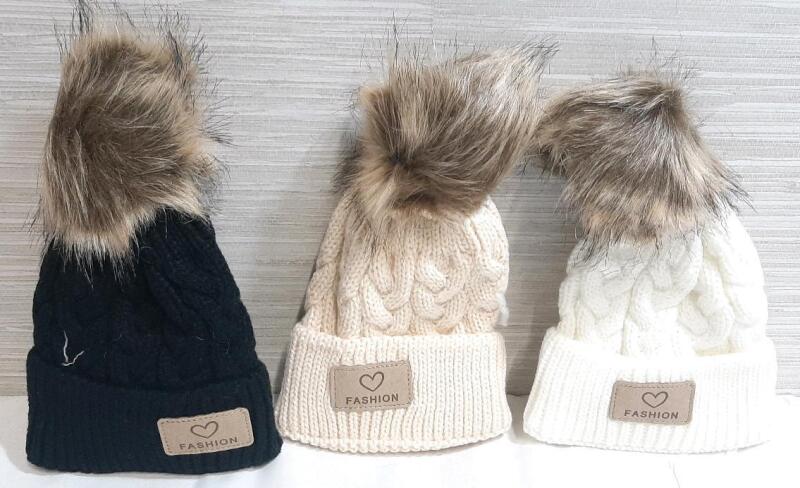 3 New Children's Knitted Winter Hats