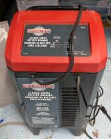 [Light Use]MotoMaster Classic Series Wheeled Smart Battery Charger, Fully Automatic, 40/15/6-Amp, 12V, with 200-Amp Engine Start. Retails for $320 in New condition.