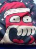 New Size XXL Men&rsquo;s Christmas Santa Claus Futurama Zoidberg Style 3D Print Long Sleeve T-Shirt - & Red Holiday Design with Santa Hat & Snowflakes, Casual Round Neck Winter Warmth Machine Washable 100% Polyester Stock photos added - 5
