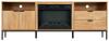 As New CANVAS Alma Media Fireplace, 72-in. Retails for $730. 72" W x 15 3/8" D x 26 3/8" H