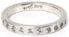 Size 7 Sterling Silver Stamped 925 Eternity Ring - 3