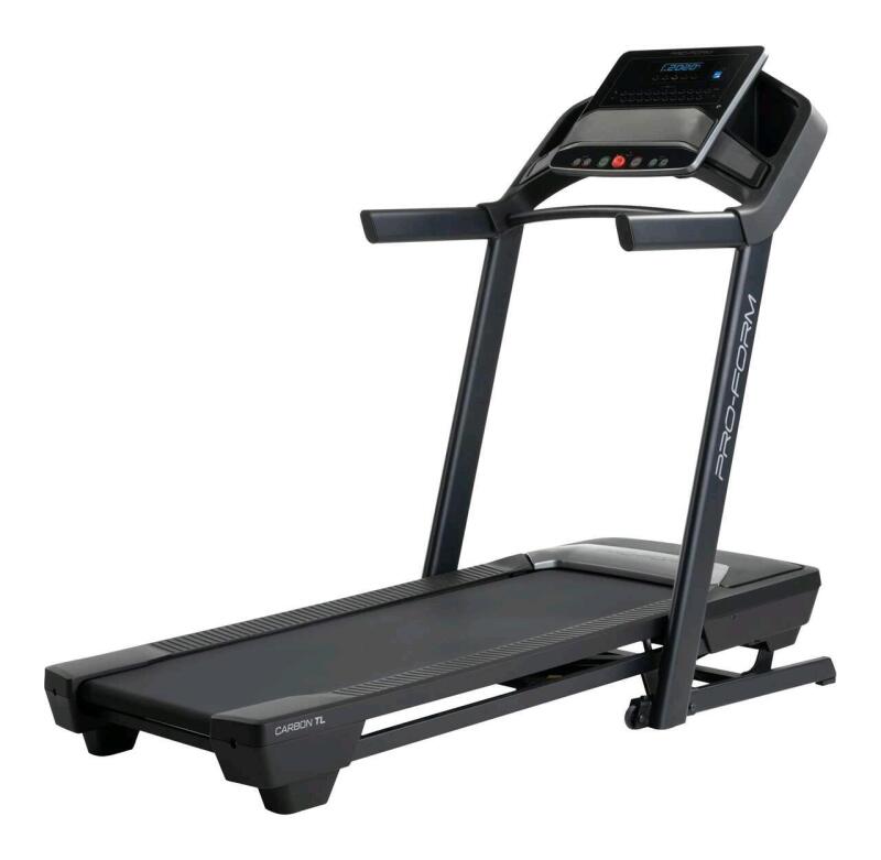 New - Pro-Form iFitX Carbon LT Folding Treadmill , Model # PFTL59724C.2 . Retail $700 . See Description
