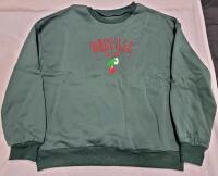 New Size XL Women's " Whoville Est. 1957 " Sweater , Green