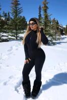 New Size Large Women's Juliet Snatched Jumpsuit, Black