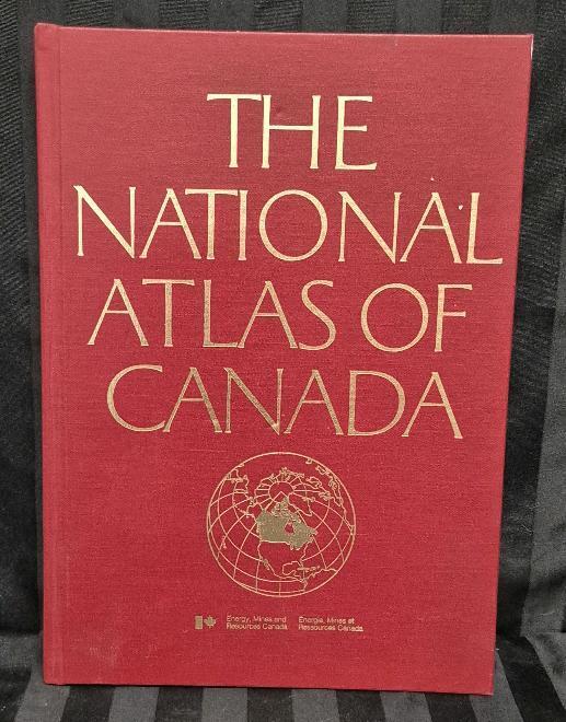 1974 The National Atlas of Canada 4th Edition Revised Hardcover Heavy