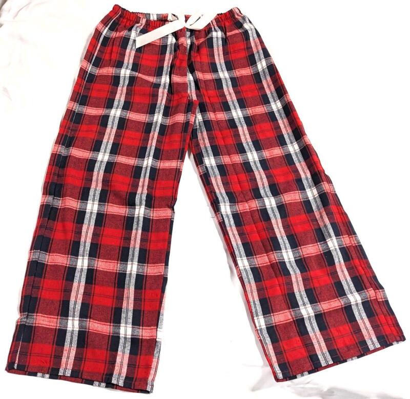 New Size XL Women's Plaid Elastic Wide Leg Casual / Sleep Bottoms