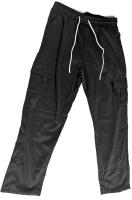 New Size Large Men's Cargo-Style Jogging Pants With Elastic Waist & Drawstrings