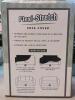 New - Flexi-Stretch 3-Seat Sofa Cover . Black & White - 2
