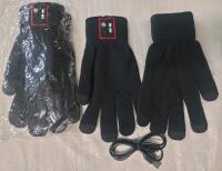 Two (2) Pairs New Bluetooth Hands-Free Calling and Touch Screen Knit Gloves- Built in Mic and Speaker (Black) . Compatible w/Apple & Android