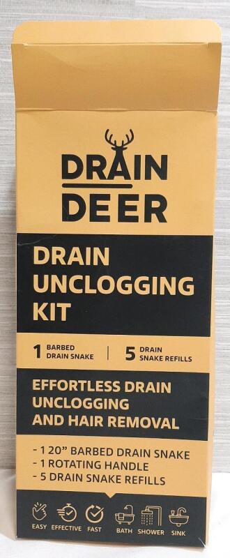 New Drain Deer Drain Unclogging Kit