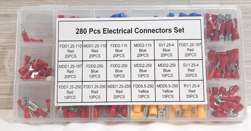 New 280pvs Electrical Connectors Set