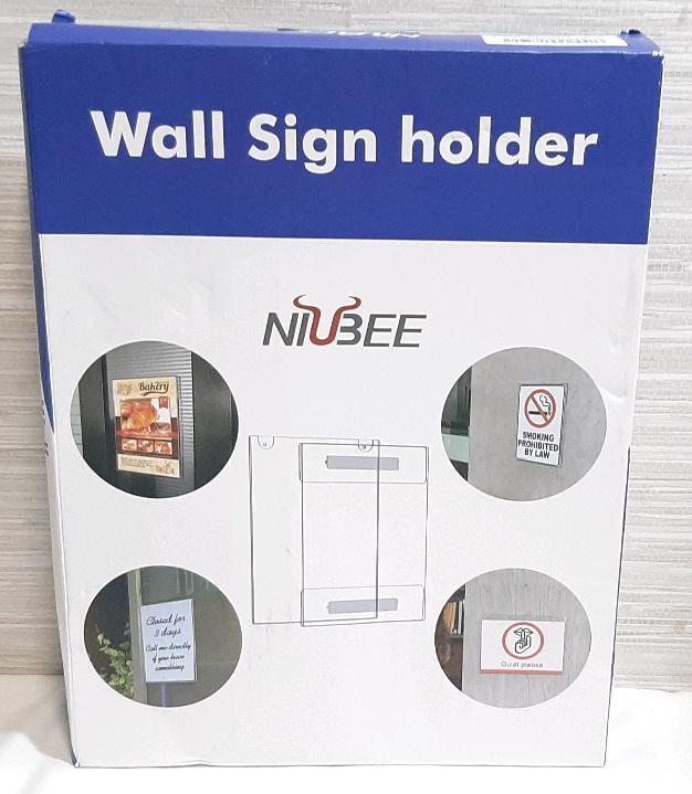 New Niubee Wall Sign Holder