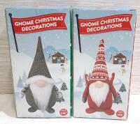 2 New Gnome Christmas Decorations