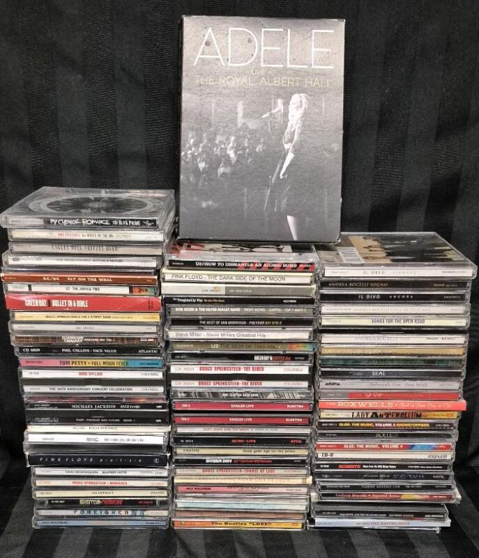 73 Fantastic CD's - LED Zeppelin, Springsteen, Green Day, Adele, AC/DC, Floyd, Eagles ++