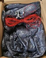 Above Ground Pool Cover Tarp , Gray . Size Unknown . Can also be used as tarp cover