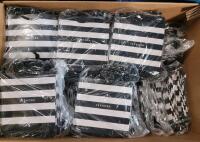 500 New Sephora Black & White Gift Bags w/Handles . Each Bag measures 6.5"&times;3.5"&times;6 &frac14;"