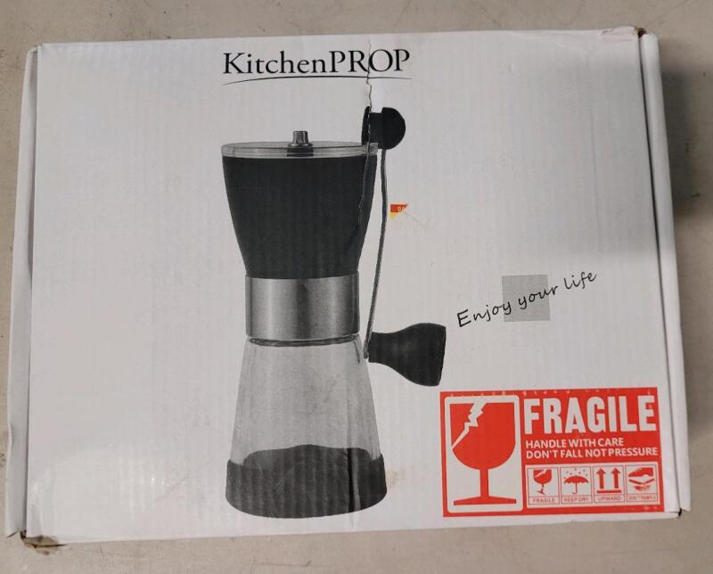 New - KitchenPROP Hand Crank Coffee Grinder .