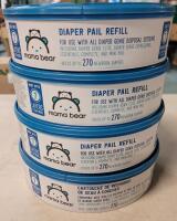 Four (4) New Mama Bear Diaper Pail Refill Bag . 270 per / 1080 Total Bags