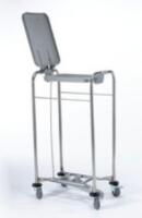 As New MIP Soiled Linen Cart - 1 Compartment. Measures approximately 33" Tall without Wheels. Retails for over $200
