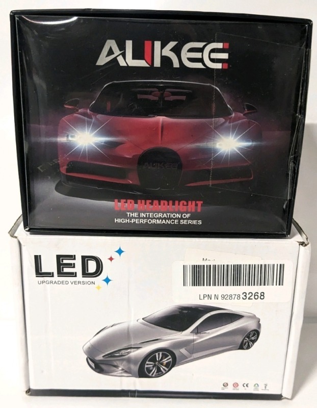 2 New Open Box Replacement LED Headlights (9005) As-Is