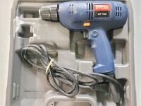 Ryobi ⅜" VSR Electric Drill w/Case . Model # D40 . Tested Working