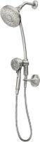 As New - MOEN Engage 6-Setting Combination Handshower & Rainshower w/Slidebar . Model # 28501 . Retail $170