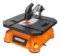 As New - WORX 5.5A 1 &frac12;" Bladerunner Portable Electric Tabletop Saw w/5 Assorted T-Shank Jigsaw Blades . Model # WX572L . Retail $150 .