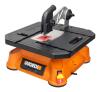 As New - WORX 5.5A 1 &frac12;" Bladerunner Portable Electric Tabletop Saw w/5 Assorted T-Shank Jigsaw Blades . Model # WX572L . Retail $150 .