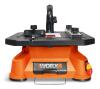 As New - WORX 5.5A 1 &frac12;" Bladerunner Portable Electric Tabletop Saw w/5 Assorted T-Shank Jigsaw Blades . Model # WX572L . Retail $150 . - 4