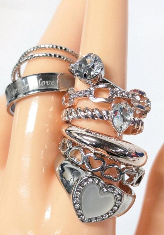 9 Rings Size 11-13 Rings