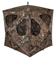 As New - Ameriste Silent Brickhouse 3-Person Ground Hunting Blind . Measures 59"&times;59"&times;85" when Assembled. Retail $300 .