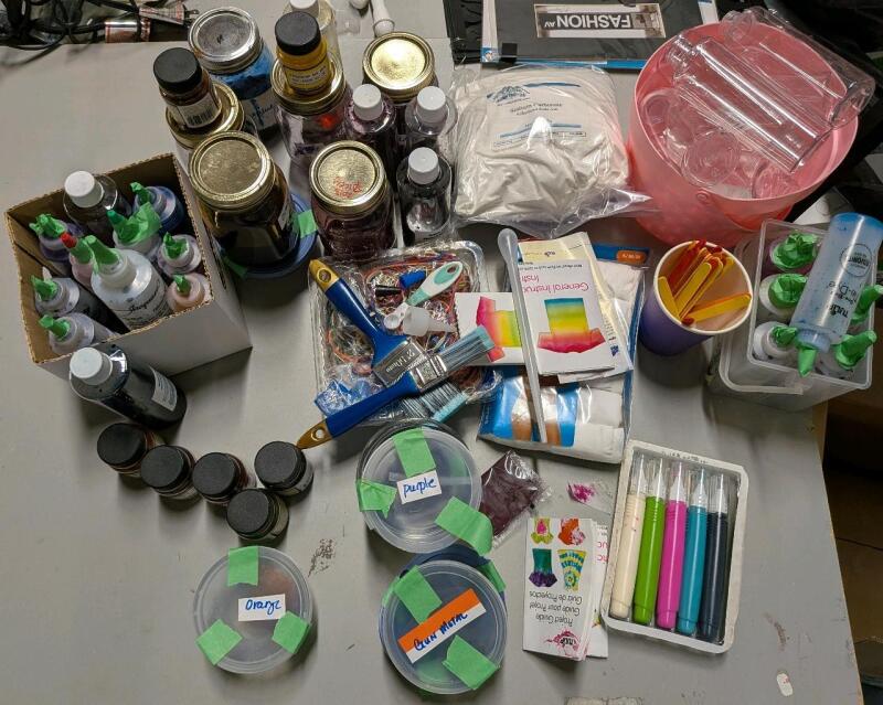 Tie-dye Dream Lot! Get your Hands on this Intense Collection Of Tie-Die Supplies!