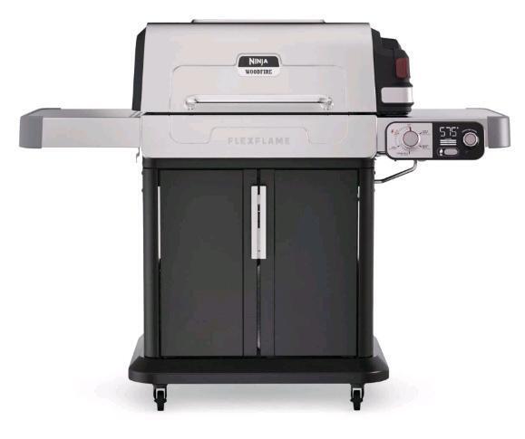 Ninja Woodfire Flexflame outdoor Barbecue, Black, Gas and Propane, Retail's for $999.99 [See Desc]