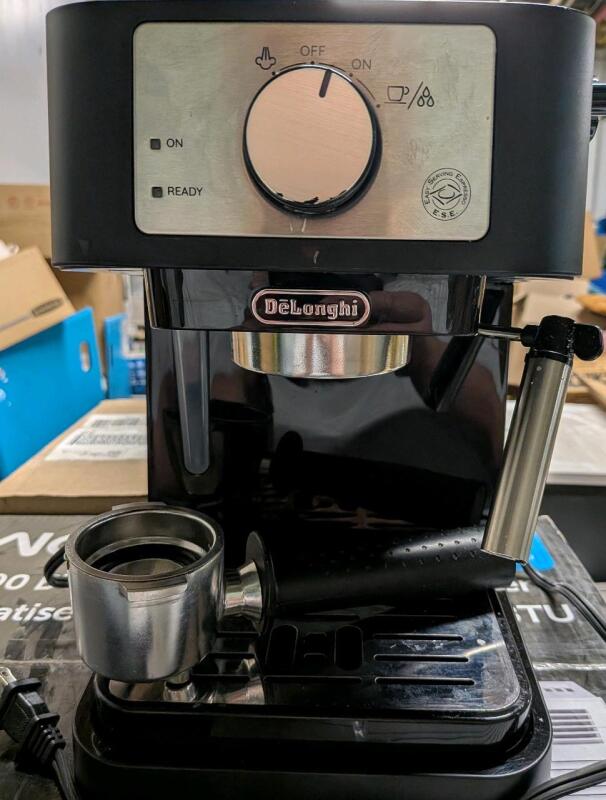 [Damaged] DeLonghi Stilosa Espresso Maker, 15-Bar Pump retails for 150 in New Condition.