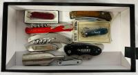 9 Utility Knives/Multitools/Wine Openers (See Photos)