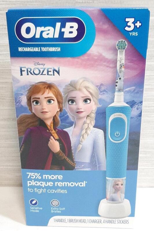 New Oral B Frozen Themed Rechargeable Motor Toothbrush