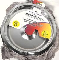[Dented] 5 New LASER 8" Chrome Drip Pans & Rings For Frigidaire, Maytag, Whirlpool, Over $50 Retail Value