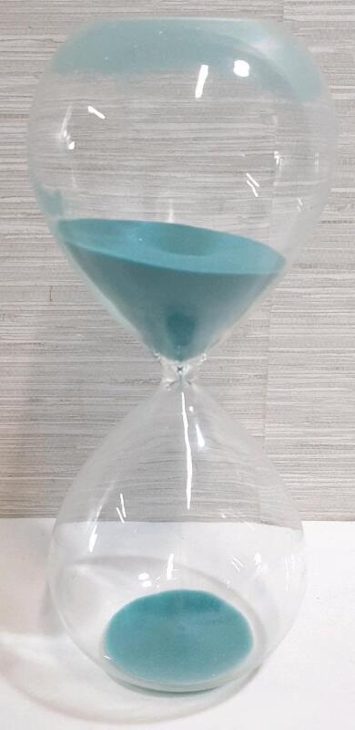 New 15 Minute Sand Hourglass | Measures 11" Tall