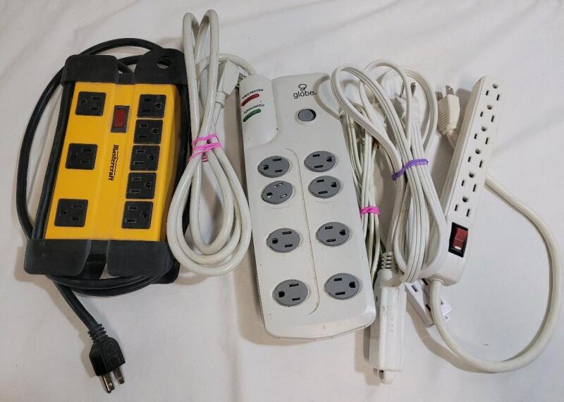 PowerBars & Extension Cord Lot .