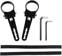 As New Light Pipe Clamps w/ Installation Pieces