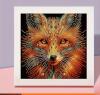 New 5D DIY Diamond Painting Kit for Beginners - Charming Fox Design with Unique Shaped Crystals, Perfect for Living Room, Bedroom, Study Wall Decor - 11.8x11.8 inches, Frameless Stock Photos added - 2