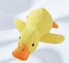 New Large Chew-Resistant Plush Duck Dog Toy - Soft, Chew Proof Companion with Bright Yellow Duck Design, Safe Chewable Puppy Toy Cuddly Companion for Solo Play or Cuddling - Ideal for Pomeranians, Chihuahuas, Shih Tzus approximately 9.85 x 8.65&rsquo;&rsquo; stock ph - 3