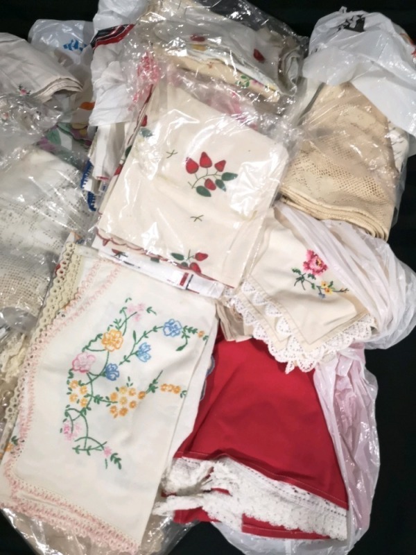 Large Vintage Linen Lot