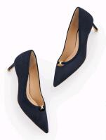 New Size 9M Women's TALBOTS Elena Suede Pointed Toe Pumps, Retails $165!!