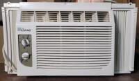 For Living 5000-BTU Manual Window Air Conditioner , White . Model # 043-5234-2 . Retail New $150 . Tested Working