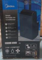 As New - Midea 10K BTU DUO Real Cool Smart Portable Air Conditioner, Black, Retail $719.99