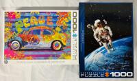 2 Puzzles, 1000 Pieces Each (See Photos) - Previously Opened
