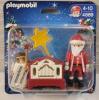 Playmobil 4889 - Little Angel & Santa Claus w/Hand Organ Set Christmas Figures , Sealed
